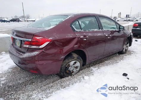 2013 Honda Civic Lx from USA, damaged, VIN 2HGFB2F53DH545499